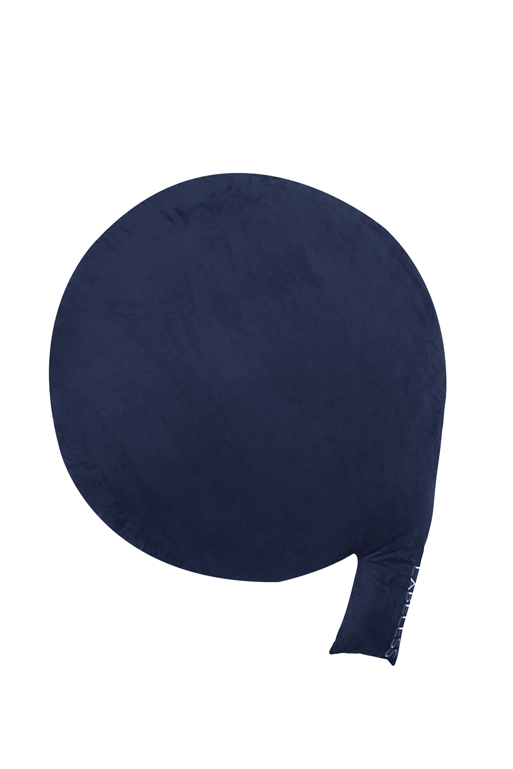 NAVY SUEDE COMMA CUSHION