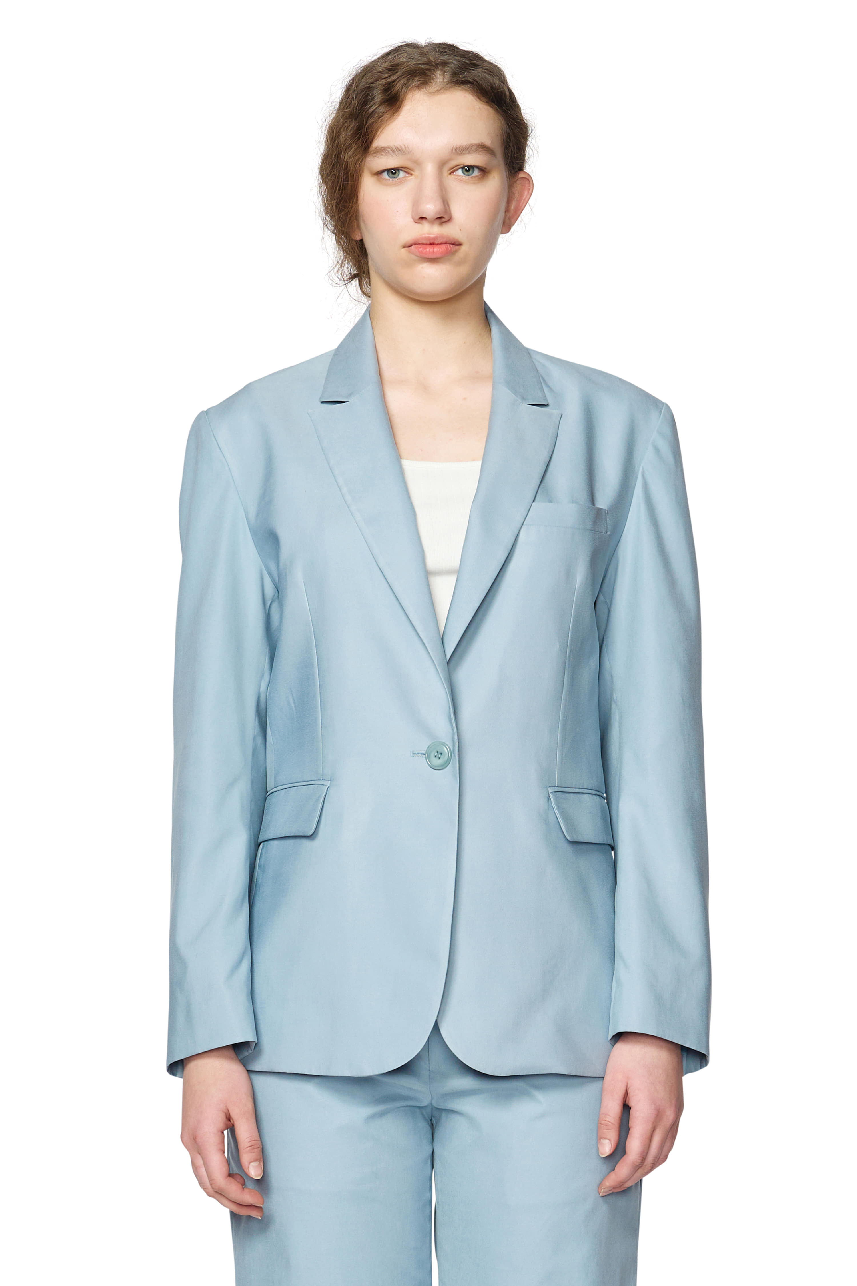 [ Delivery from 5/1 ] LIGHT BLUE SLIM-FIT BLAZER