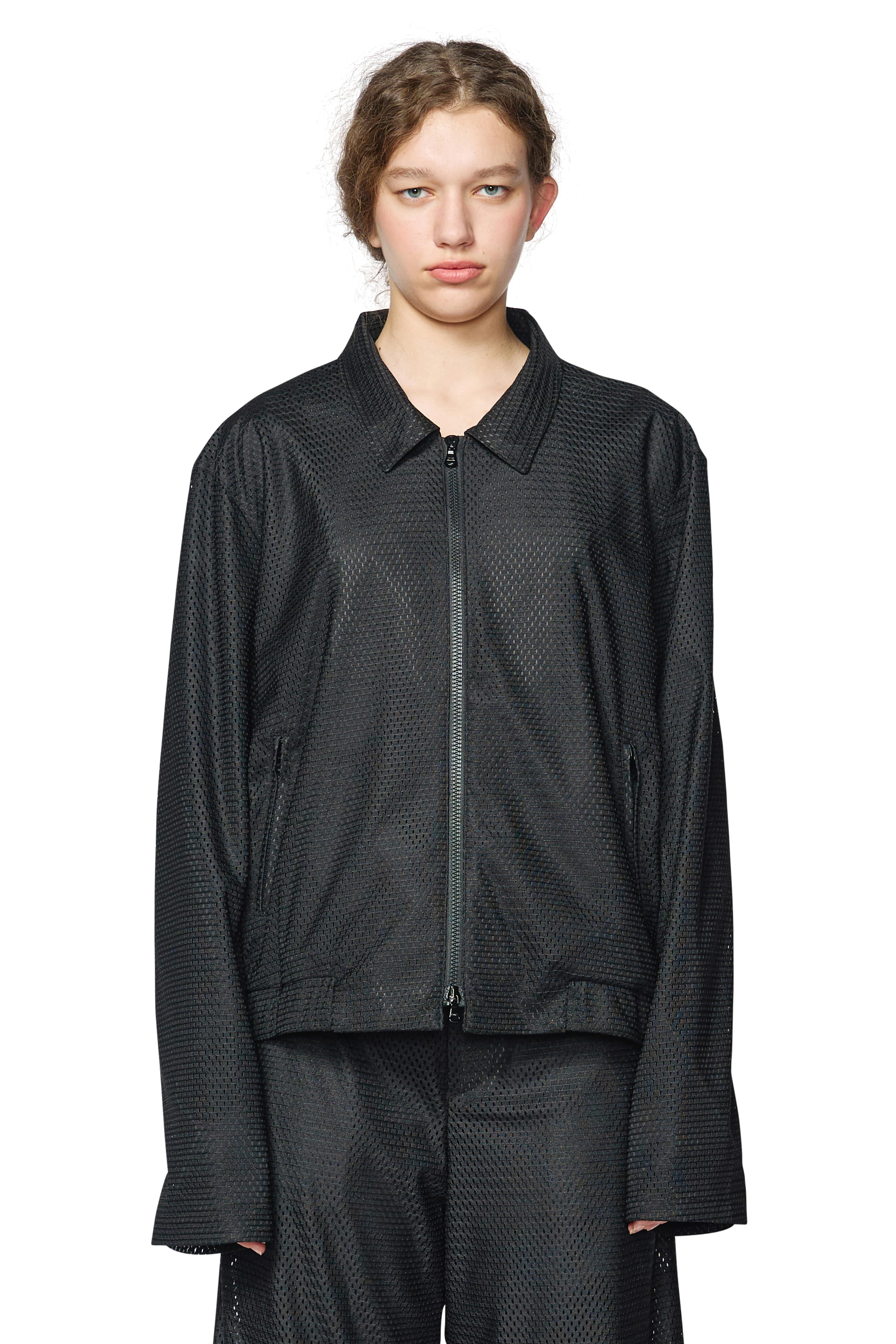 [ Delivery from 5/1 ] MESH BLOUSON JACKET